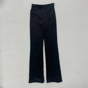 United Colors of Benetton high waist flare leg stretch velvet pant